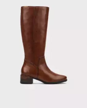 Женские кожаные ботинки на молнии Pikolinos, коричневый