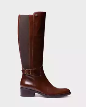 Женские кожаные ботинки на молнии Toni Pons, коричневый