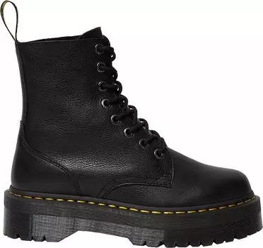 Женские кожаные ботинки на платформе Dr. Martens Jadon III Pisa, черный