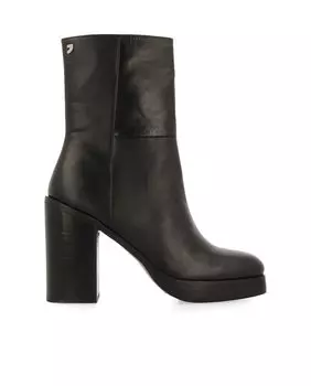 Женские кожаные ботинки на платформе Gioseppo, черный