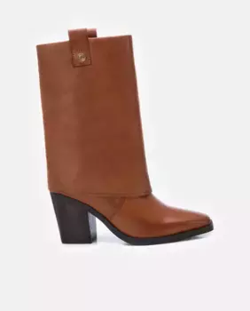 Женские кожаные ботинки на плоской подошве Carmela, цвет Camel