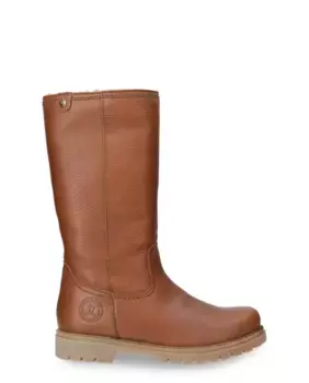 Женские кожаные ботинки на подкладке из синтетического меха Panama Jack, коричневый