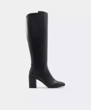 Женские кожаные ботинки с квадратным носком Aldo, черный