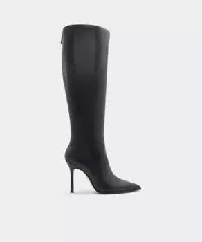 Женские кожаные ботинки с острым носком Aldo, черный