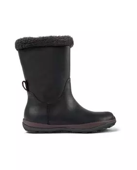 Женские кожаные ботинки с технологией Gore-tex черного цвета Camper, черный