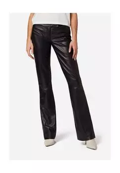 Женские кожаные брюки низкого кроя 2, простого кроя - крой ботинок RICANO, черный