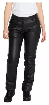 Женские кожаные джинсы City Women 211 Fastway, черный