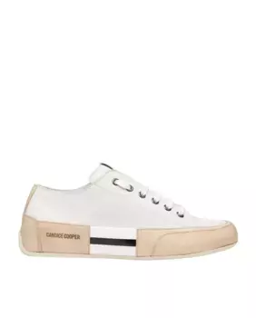 Женские кожаные кеды на шнуровке Candice Cooper, белый