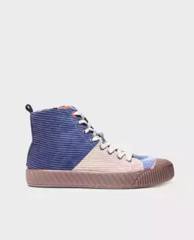 Женские кожаные кеды на шнуровке Toni Pons, синий