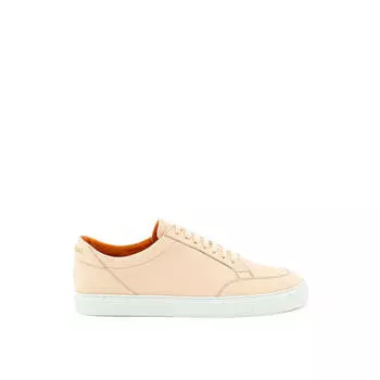 Женские кожаные кроссовки Burberry, розовый