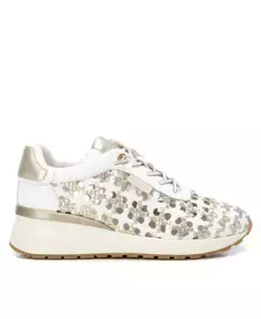 Женские кожаные кроссовки Carmela с плетением от XTI, белый