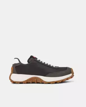 Женские кожаные кроссовки Drift Trail на шнуровке Camper, чёрный