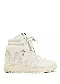 Женские кожаные кроссовки ellyn white Isabel Marant