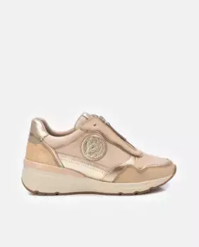 Женские кожаные кроссовки на молнии Carmela, белый