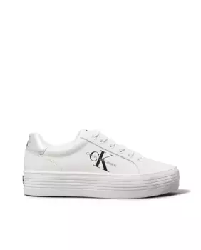 Женские кожаные кроссовки на платформе Calvin Klein Jeans, белый