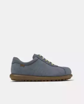 Женские кожаные кроссовки Pelotas Ariel со шнуровкой и зубчатой подошвой Camper, синий