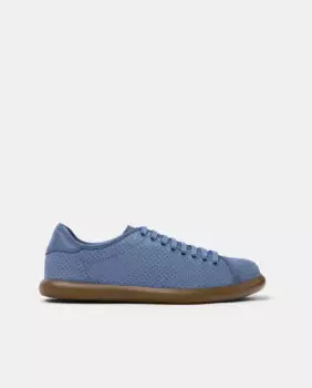 Женские кожаные кроссовки Pelotas Soller на шнуровке Camper, синий