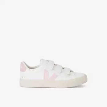 Женские кожаные кроссовки Recife с вышитым логотипом Veja, розовый