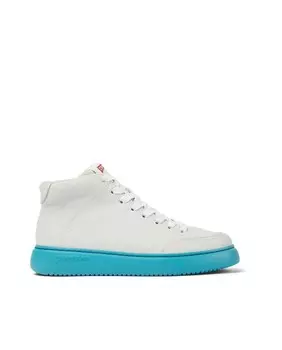 Женские кожаные кроссовки с белыми шнурками Camper, белый