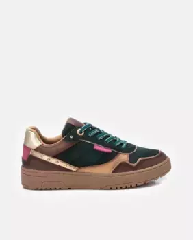 Женские кожаные кроссовки с кружевной застежкой Carmela, цвет Kaki