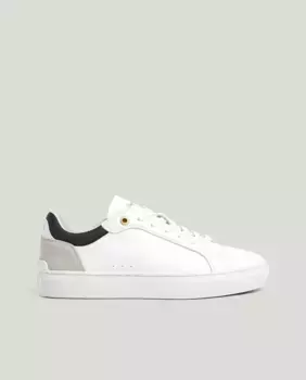 Женские кожаные кроссовки с замшевыми деталями Pepe Jeans, белый