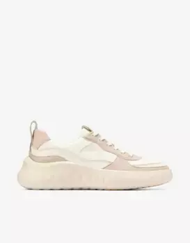 Женские кожаные кроссовки в стиле колор-блок на подошве FlowerFoam Cole Haan, цвет Natural