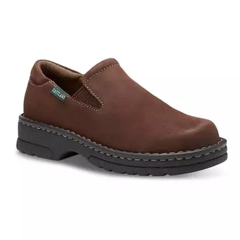 Женские кожаные лоферы Eastland Newport, цвет Brown Nubuc