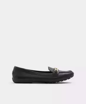 Женские кожаные лоферы с квадратным носком Aldo, черный