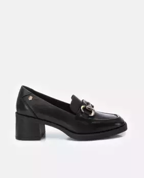 Женские кожаные мокасины и мокасины на каблуке Carmela, черный