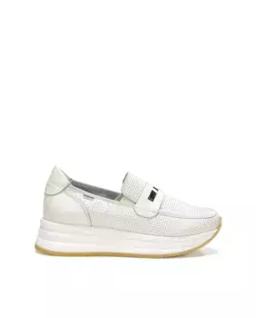 Женские кожаные мокасины с отделкой Dorking, белый