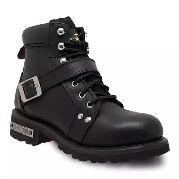 Женские кожаные мотоботы Ride Tecs 8143, черный