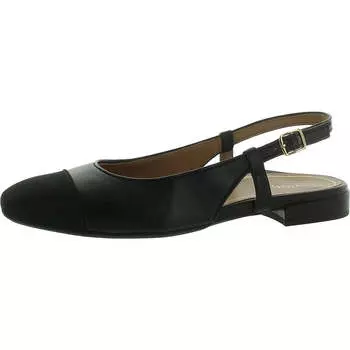 Женские кожаные мюли Petaluma Slingback Vionic, цвет blk/lthr