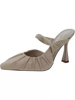 Женские кожаные мюли Tillary с оборками Sam Edelman, цвет almond leather