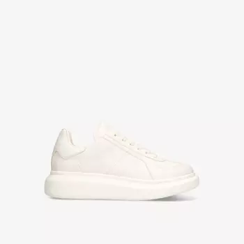 Женские кожаные низкие кроссовки большого размера Alexander Mcqueen, белый