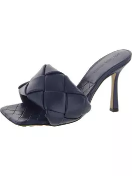 Женские кожаные плетеные шлепанцы Lido Bottega Veneta, цвет Cruise