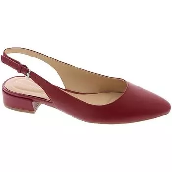 Женские кожаные регулируемые туфли Cassius Slingbacks Easy Spirit, красный