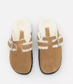 Женские кожаные сабо Bracci светло-бежевого/кремового цвета IRO