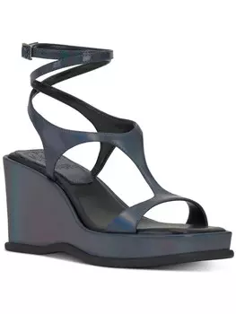 Женские кожаные сандалии без шнуровки Fetemee на танкетке Vince Camuto, бронза