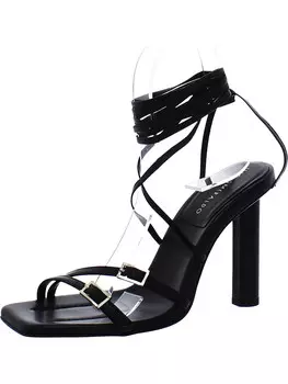 Женские кожаные сандалии без шнуровки Maeve с ремешками Ilio Smeraldo, черный