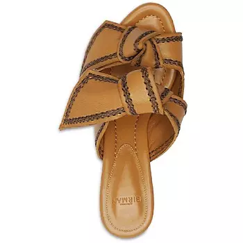 Женские кожаные сандалии Clarita на платформе с вышивкой Alexandre Birman, цвет Butterscotch