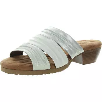 Женские кожаные сандалии Colleen с мягкой стелькой Walking Cradles, белый/мультиколор