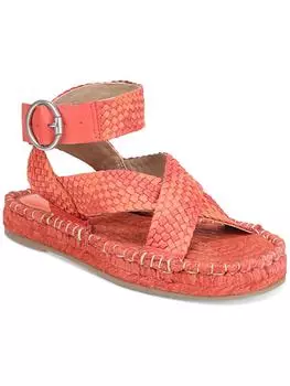 Женские кожаные сандалии Dakota с ремешком на щиколотке Sam Edelman, цвет poppy leather