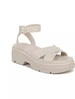 Женские кожаные сандалии Darry на платформе с ремешком на щиколотке Naturalizer, цвет pearl