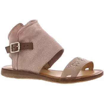 Женские кожаные сандалии-гладиаторы с заклепками Forge Miz Mooz, цвет pearl