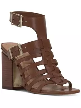 Женские кожаные сандалии Hicheny с ремешком на пятке Vince Camuto, цвет Dark Brown