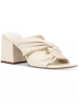 Женские кожаные сандалии Jenabie с узлом спереди Vince Camuto, цвет creamy white baby sheep