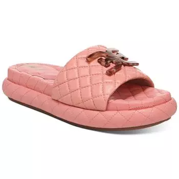 Женские кожаные сандалии Karinda Slip On Slide Sam Edelman, цвет canyon clay leather