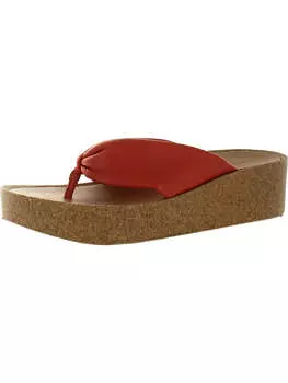 Женские кожаные сандалии Lellina Flatform на платформе Lucky Brand, цвет chili renato