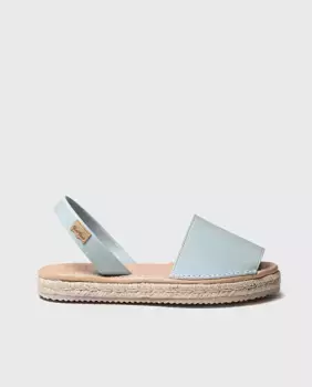 Женские кожаные сандалии Menorquina спокойных тонов Toni Pons, синий