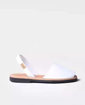 Женские кожаные сандалии Menorquina спокойных тонов Toni Pons, белый